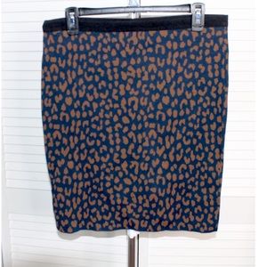EUC Rachel Roy Print Mini Skirt